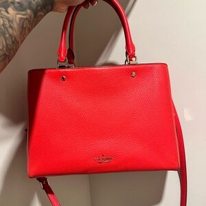 Kate Spade Red Leather Handbag